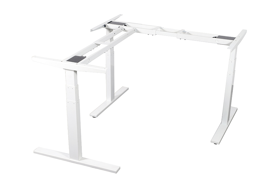 WK-3A3 L-Angulus Electric Three-Motor Leva Pluteum Computer Desk Stand