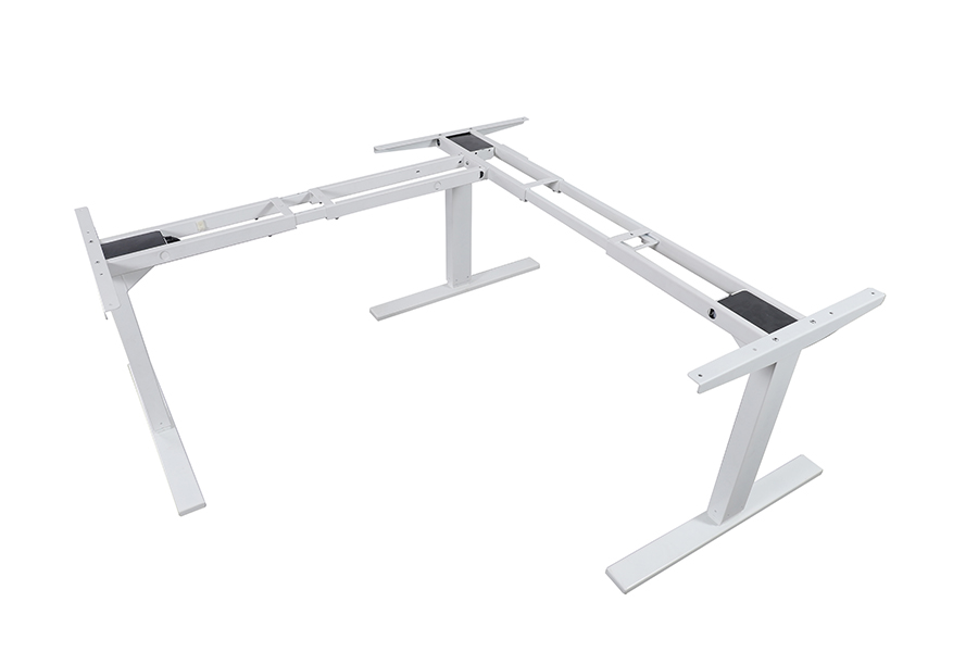 WK-3A3 L-Angulus Electric Three-Motor Leva Pluteum Computer Desk Stand