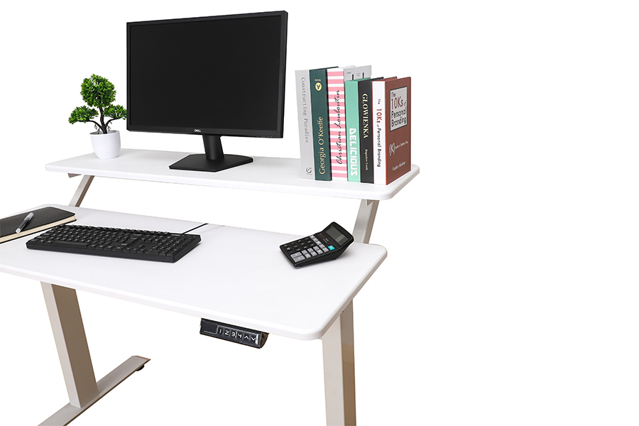 WK-D2A2-S Double-decker Standing Alternate Electric Single Motor Lift Desk